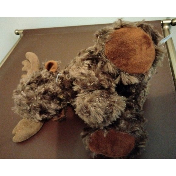 Plush Parade Moose 10in Stuffed Animal Toy The Hamilton Group Thick Curl… - Picture 7 of 7